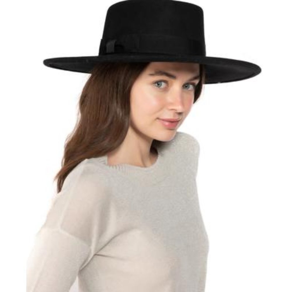 43.‎ Nine West Wool Felt Telescope Floppy Hat